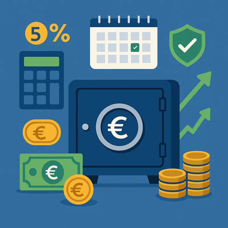 Illustration de la gestion de budget et capital pour paris hippiques débutants avec règle des 5 pourcent
